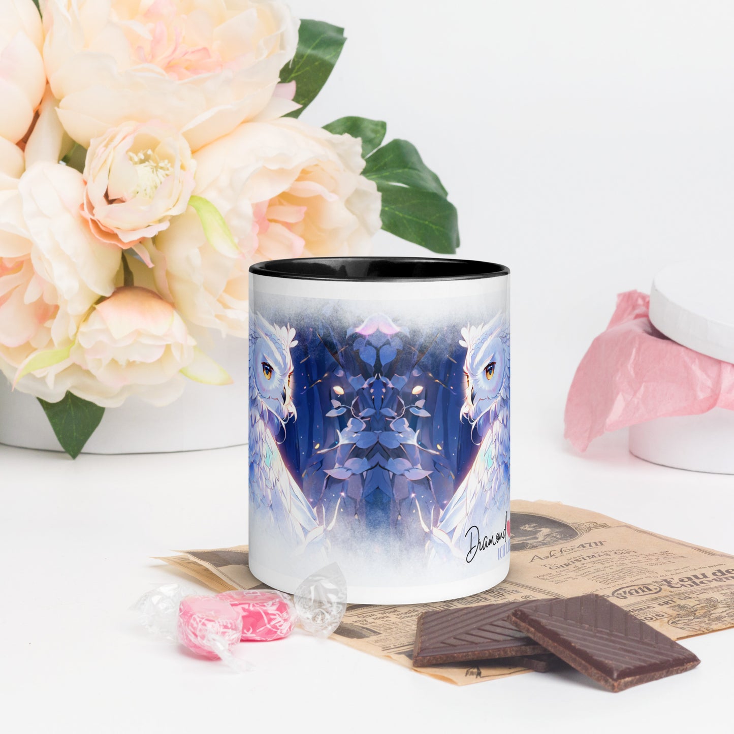 Diamond Painting Tasse 3 Eule