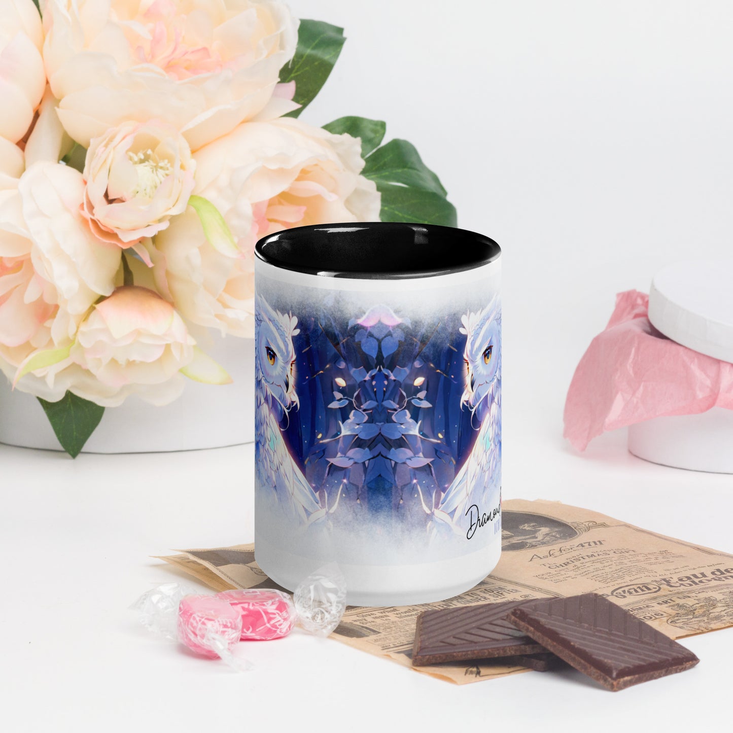 Diamond Painting Tasse 3 Eule