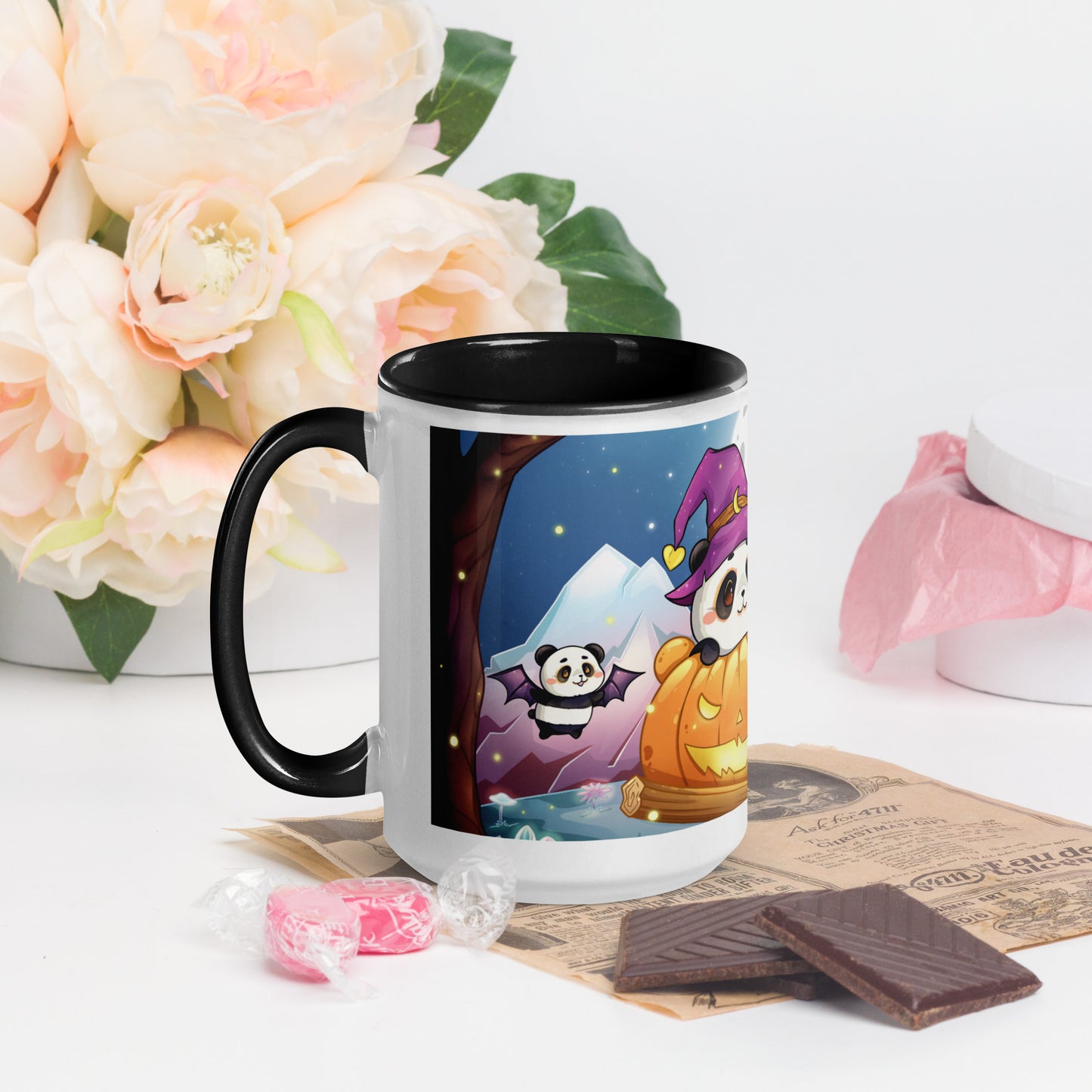 Tasse mit farbiger Innenseite