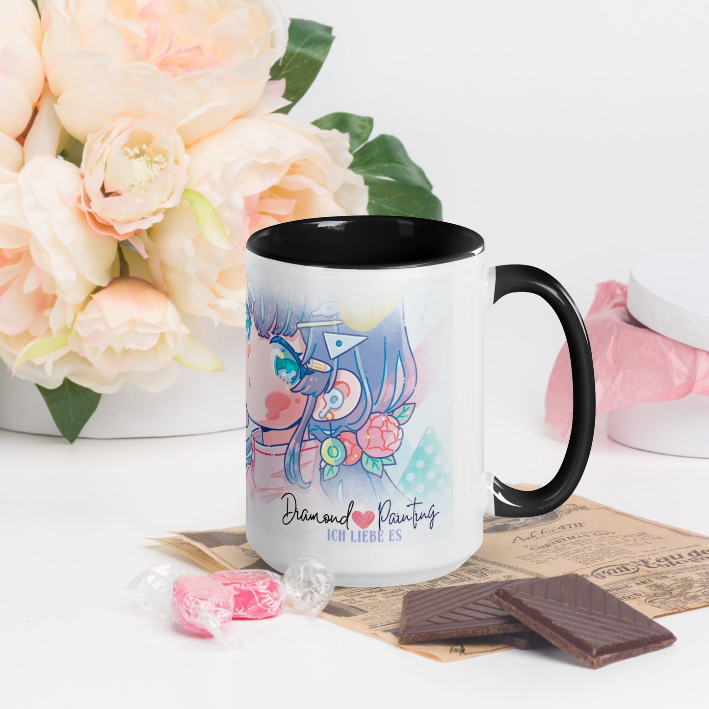 Diamond Painting Tasse 1