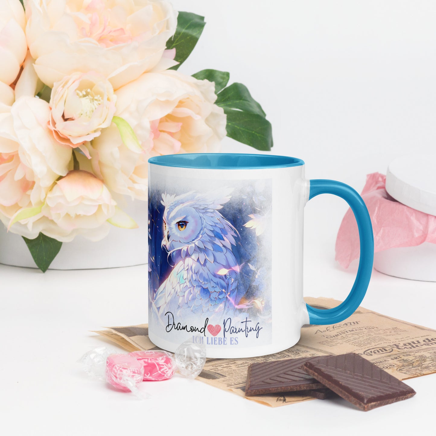 Diamond Painting Tasse 3 Eule