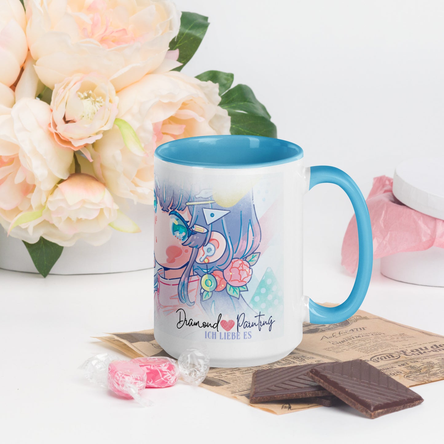 Diamond Painting Tasse 1