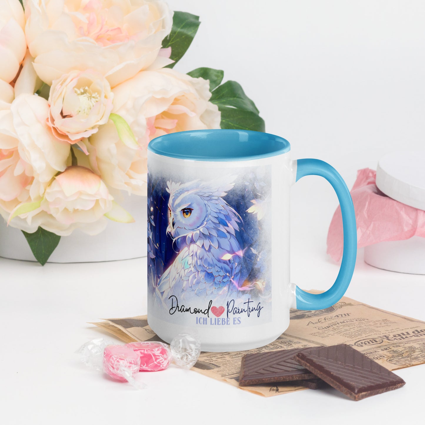 Diamond Painting Tasse 3 Eule