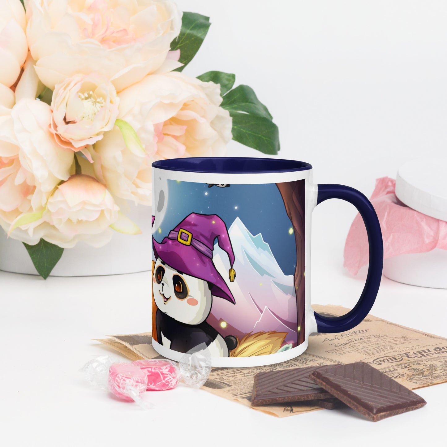 Tasse mit farbiger Innenseite