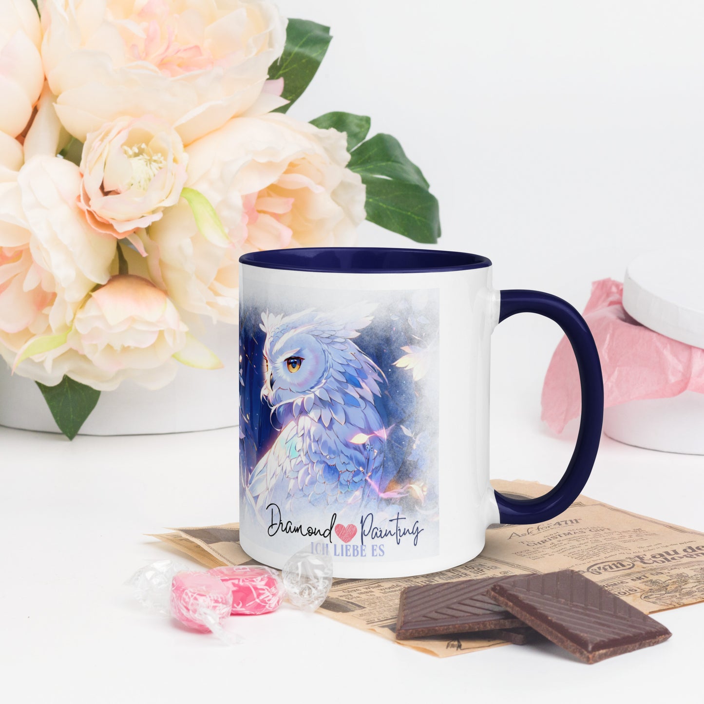Diamond Painting Tasse 3 Eule