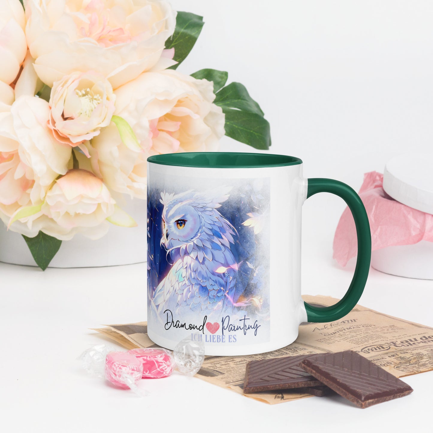 Diamond Painting Tasse 3 Eule