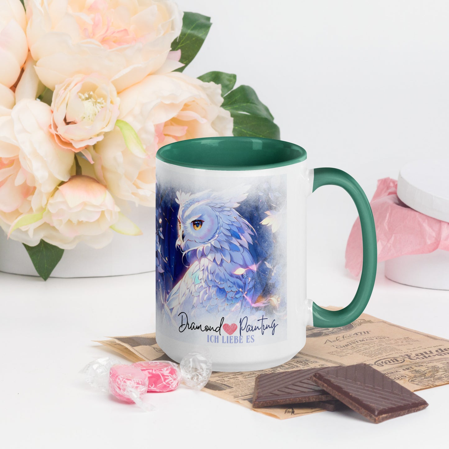 Diamond Painting Tasse 3 Eule