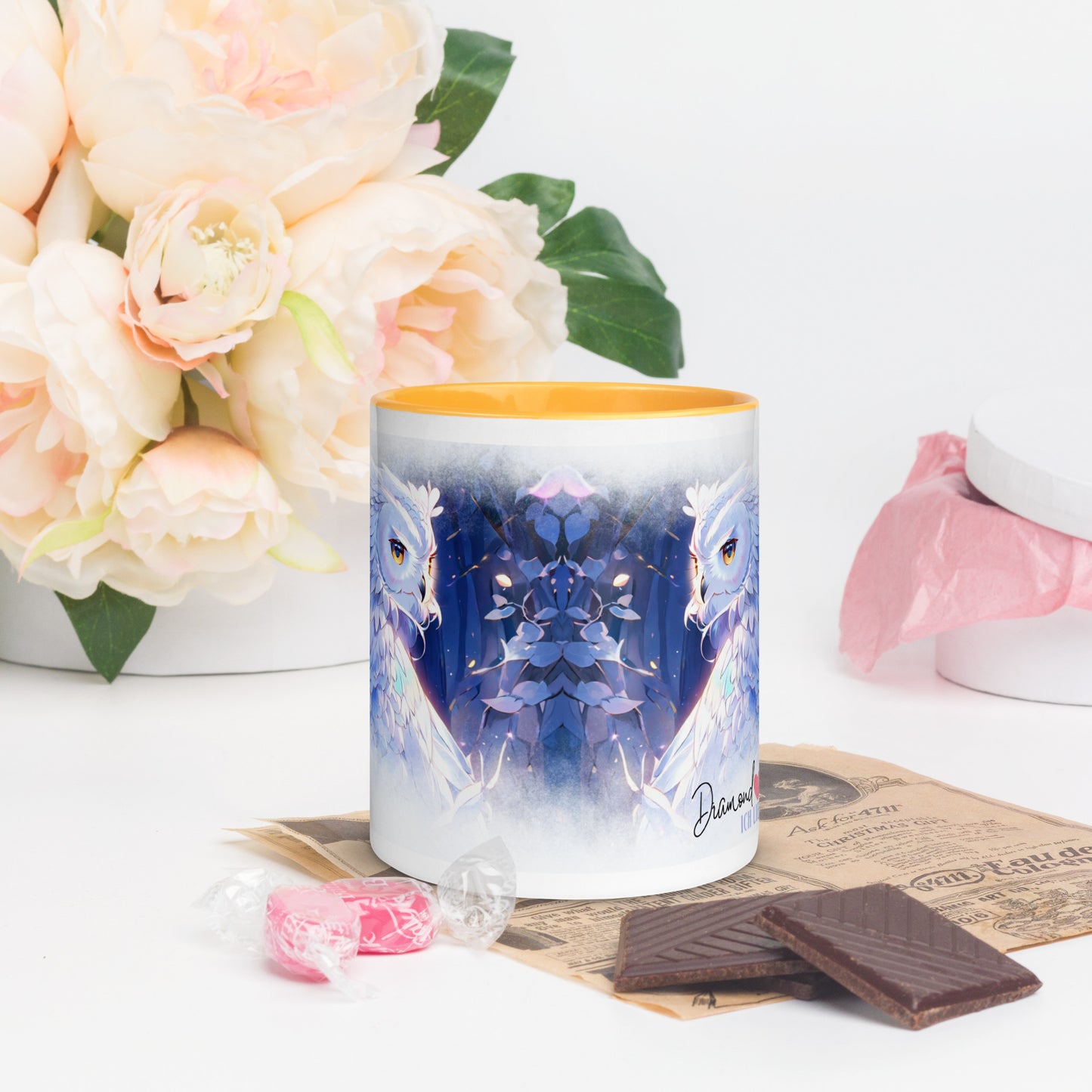 Diamond Painting Tasse 3 Eule
