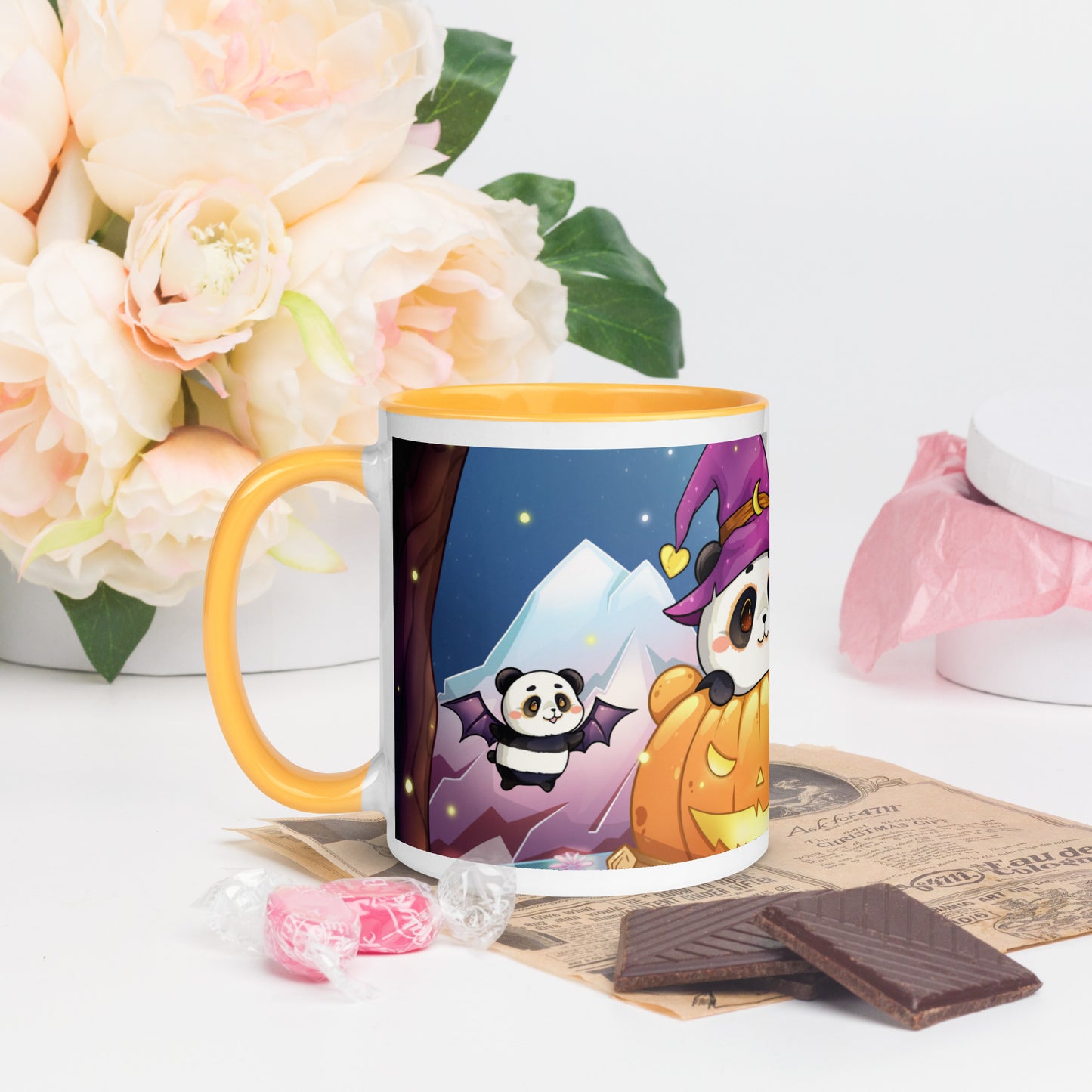 Tasse mit farbiger Innenseite