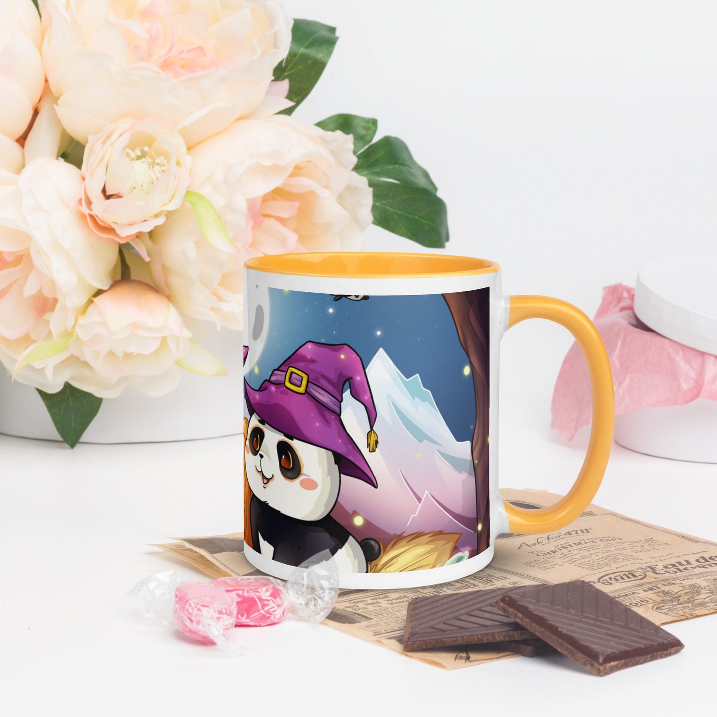 Tasse mit farbiger Innenseite