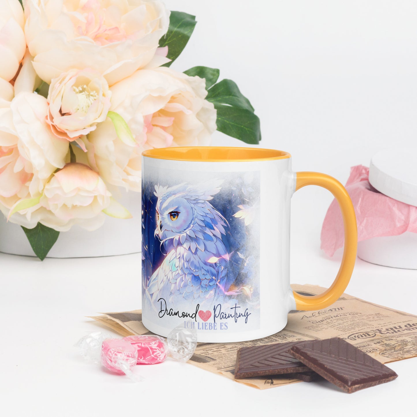 Diamond Painting Tasse 3 Eule