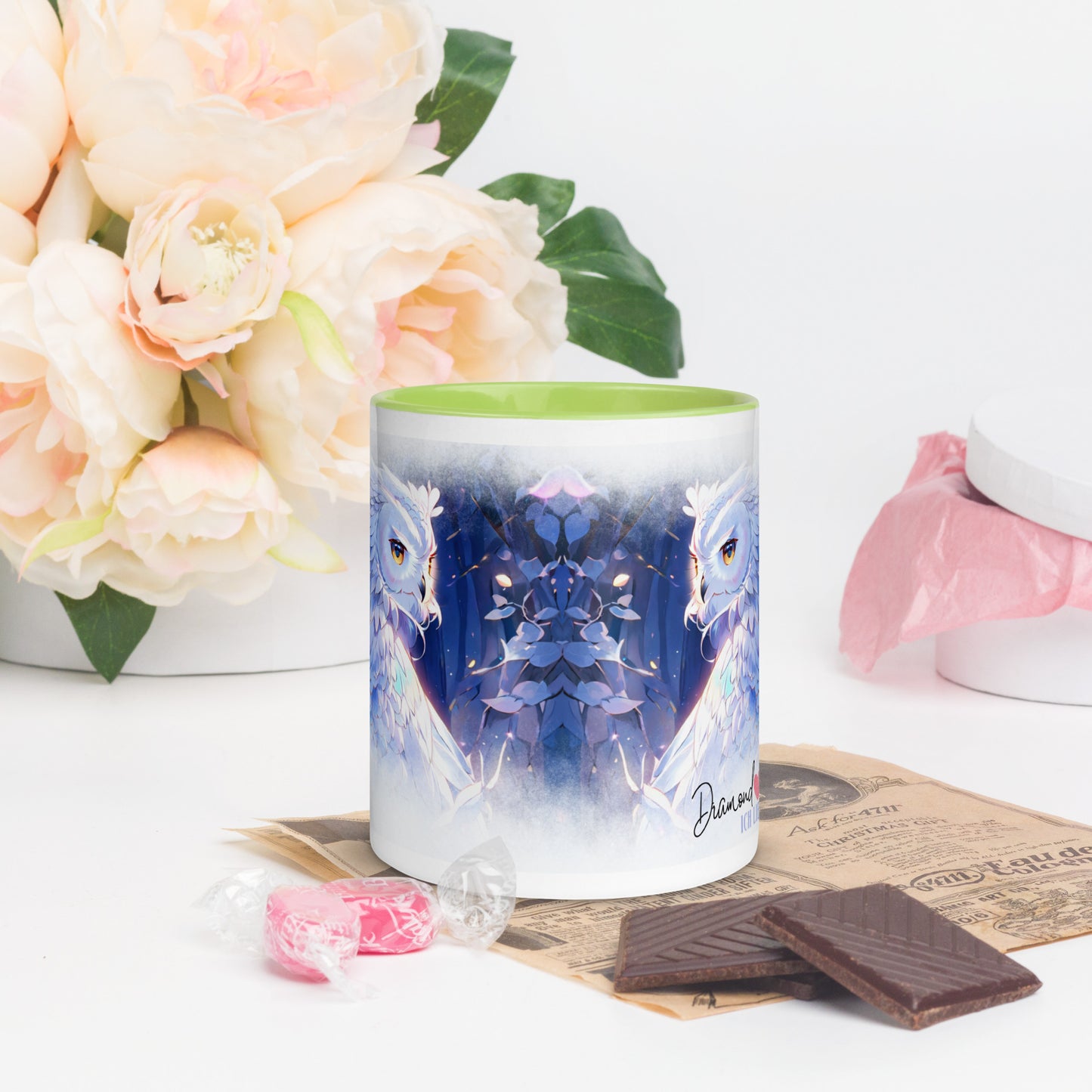 Diamond Painting Tasse 3 Eule