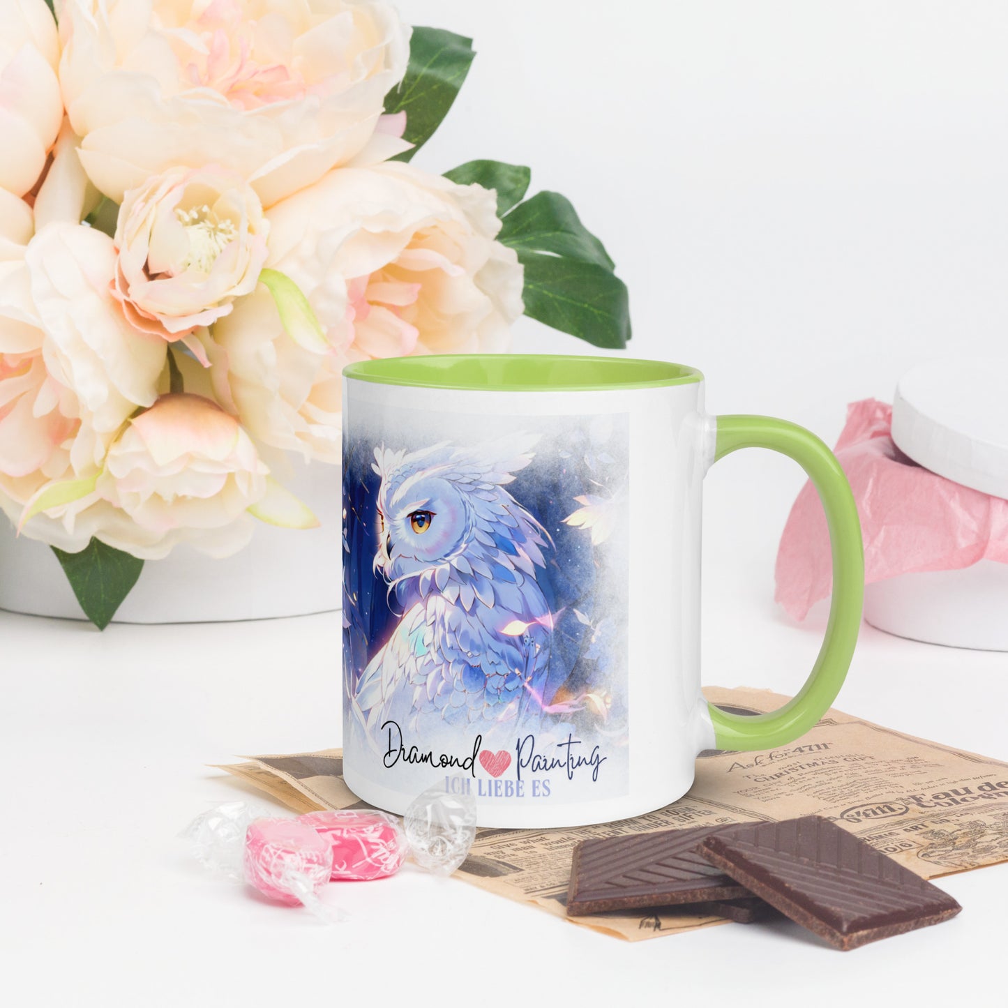 Diamond Painting Tasse 3 Eule