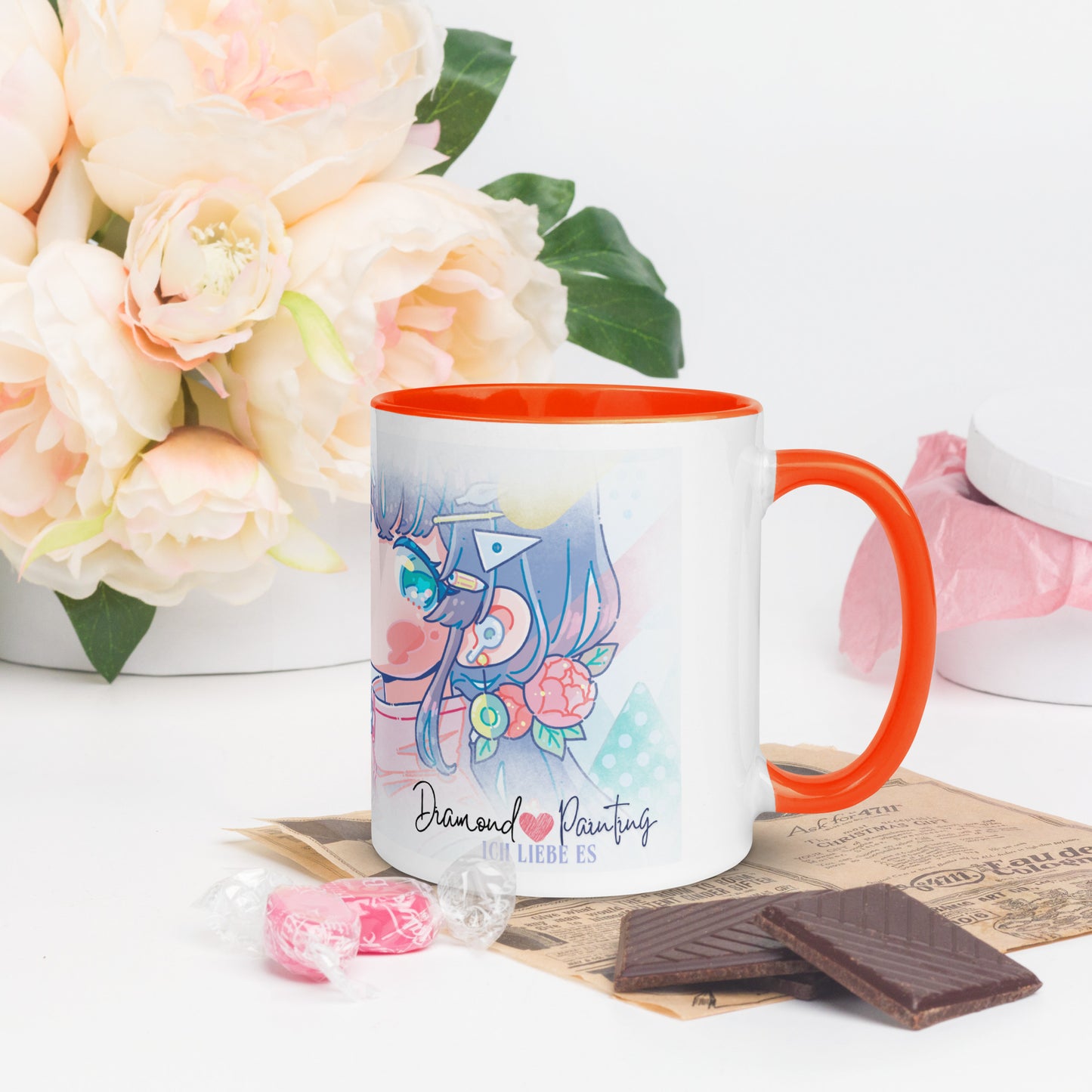 Diamond Painting Tasse 1