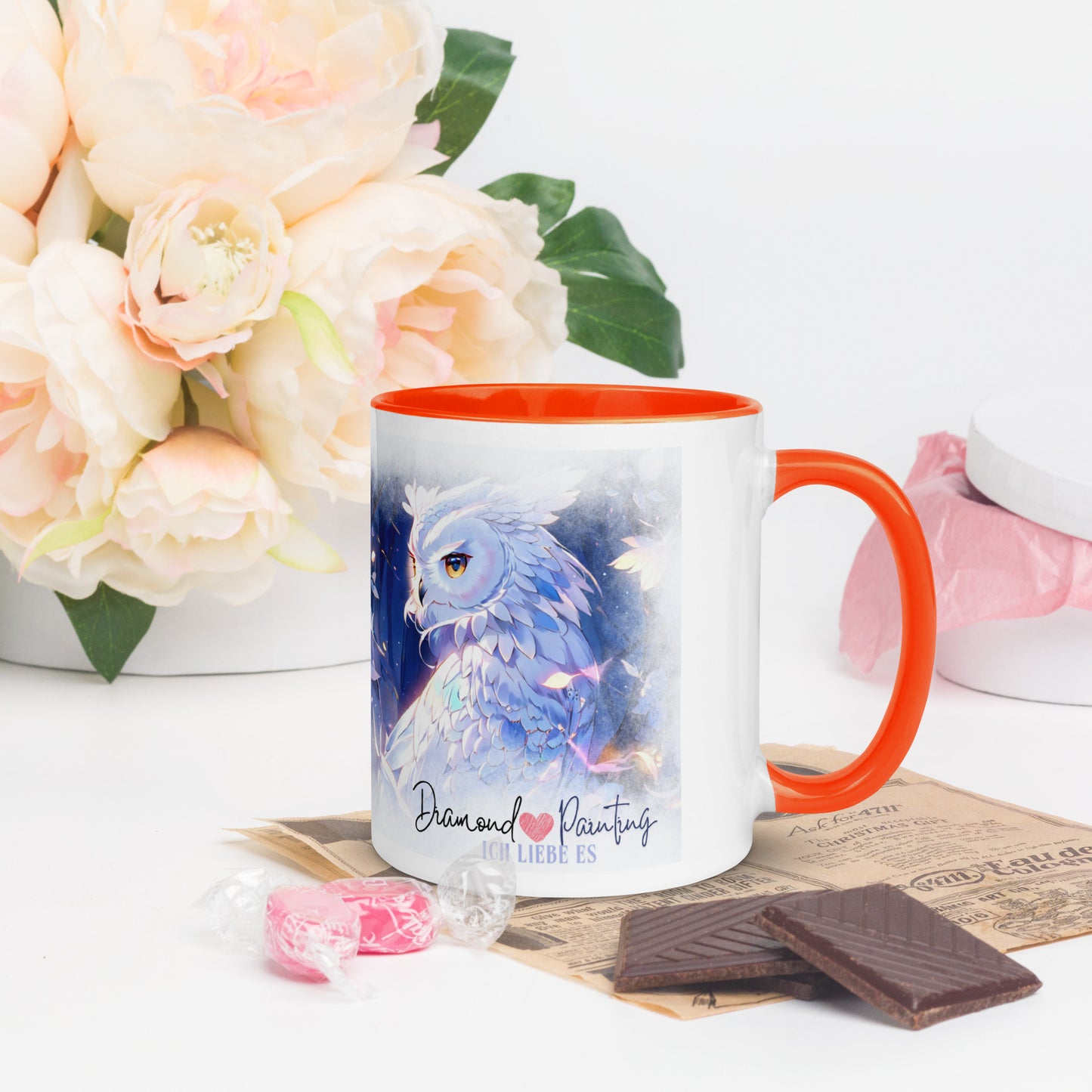 Diamond Painting Tasse 3 Eule