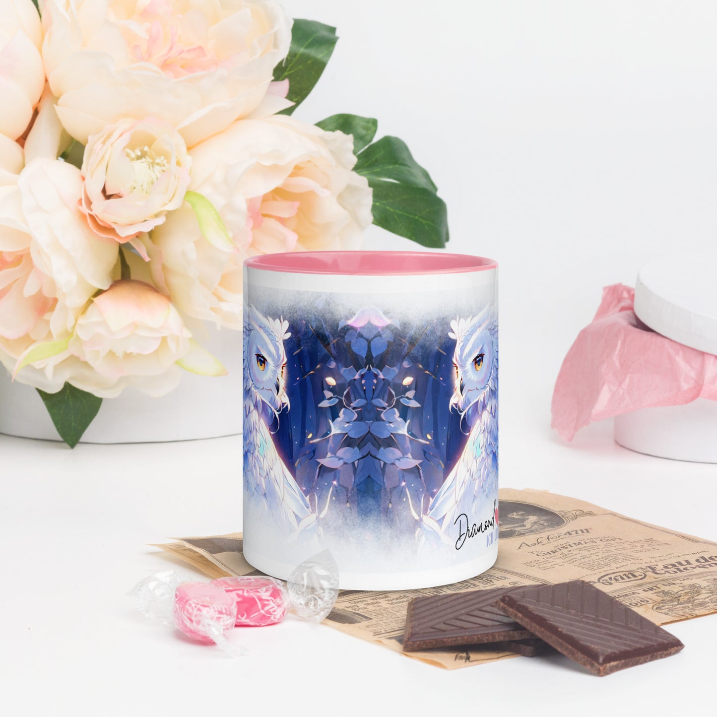 Diamond Painting Tasse 3 Eule