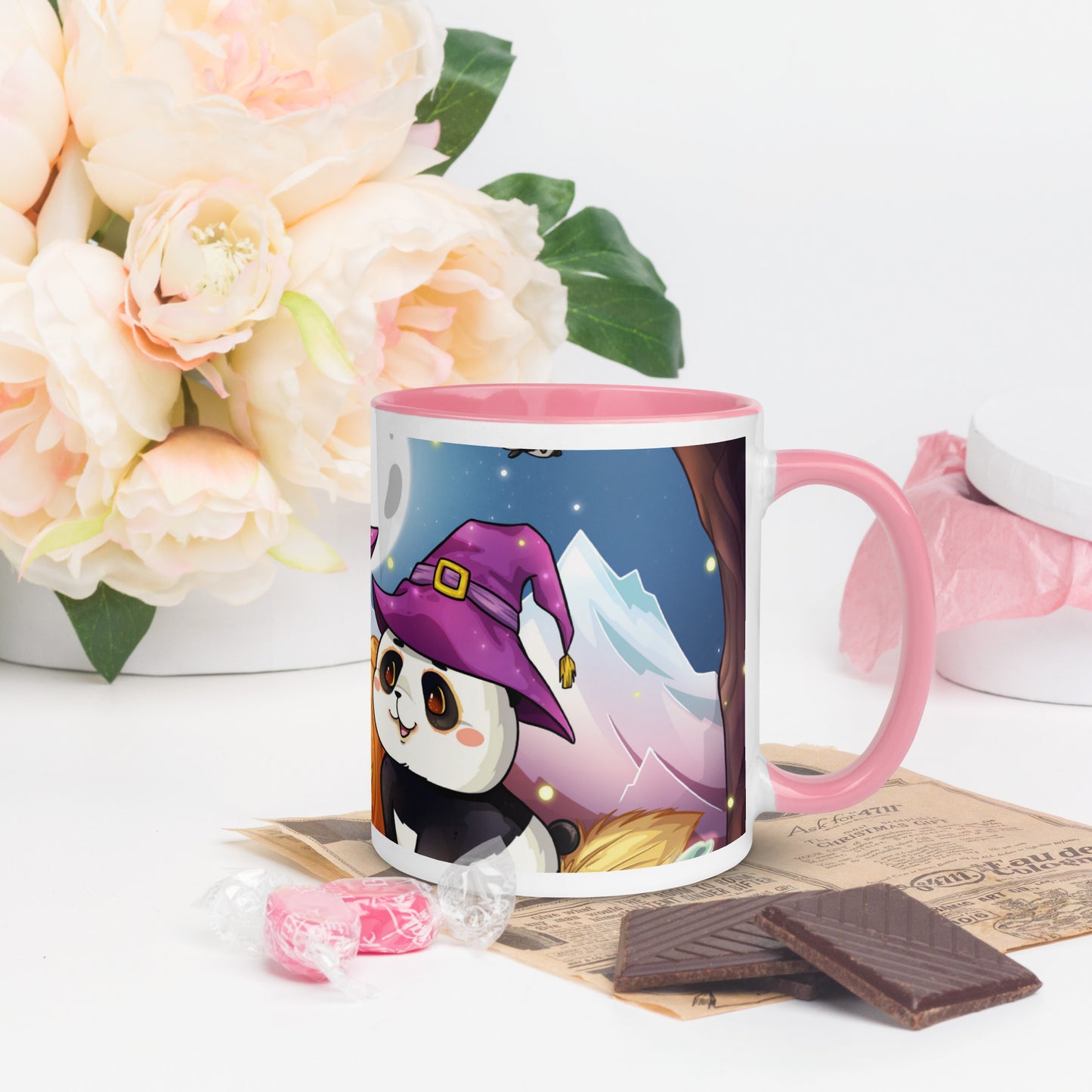 Tasse mit farbiger Innenseite