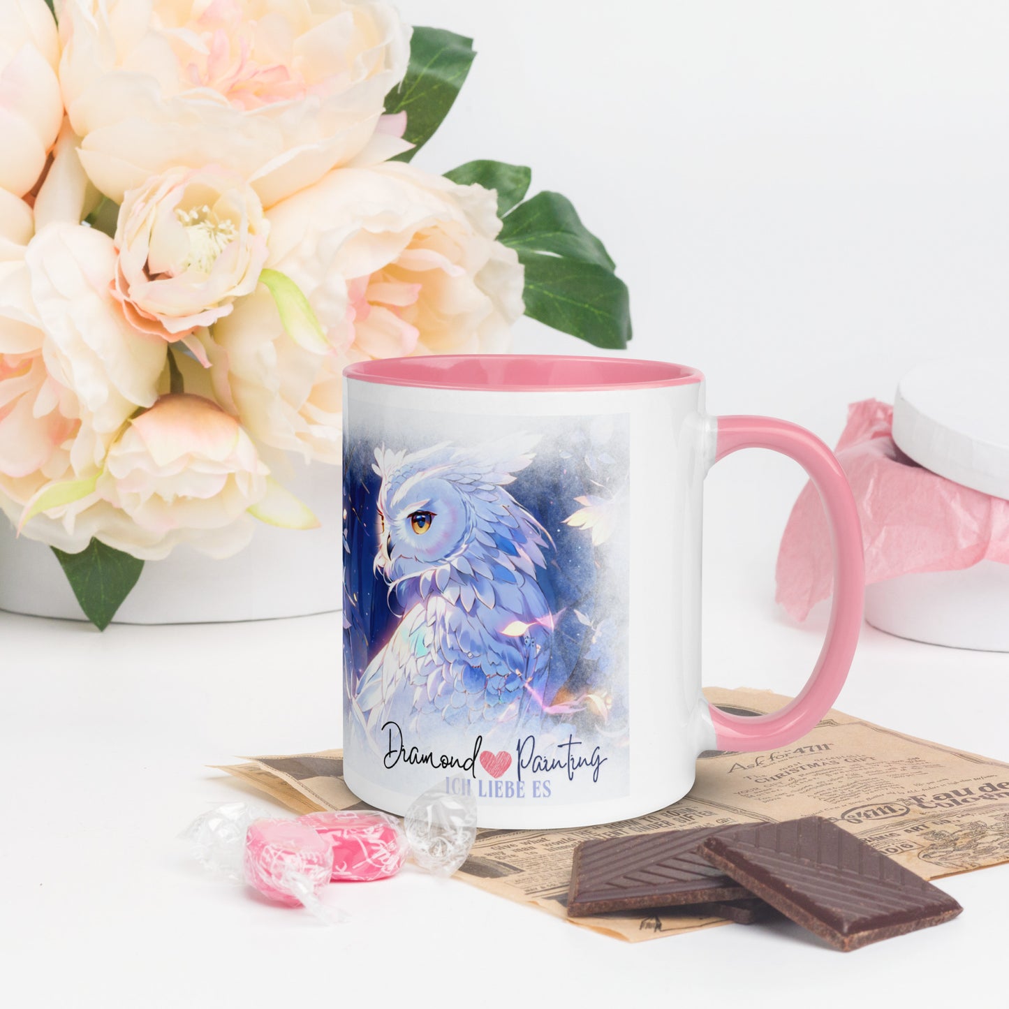 Diamond Painting Tasse 3 Eule