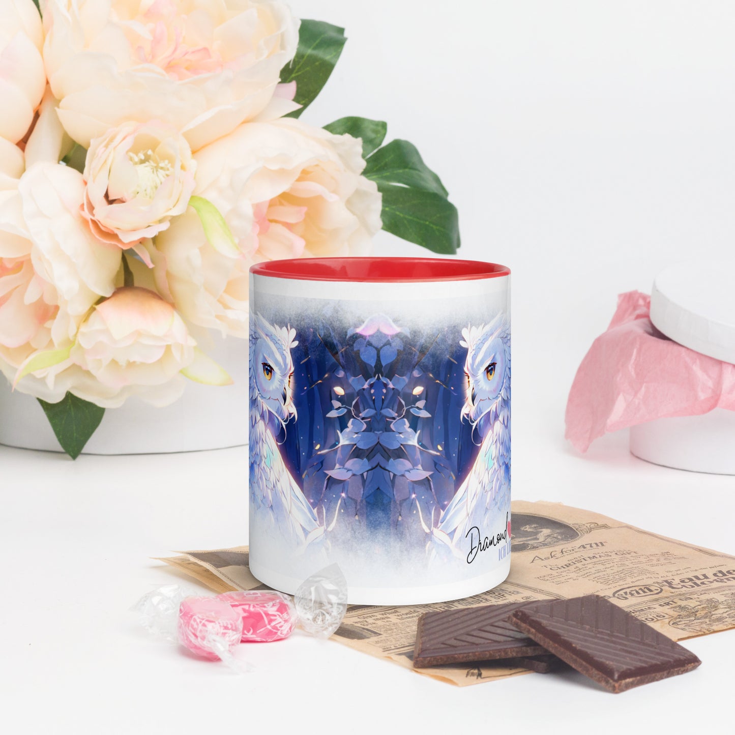 Diamond Painting Tasse 3 Eule