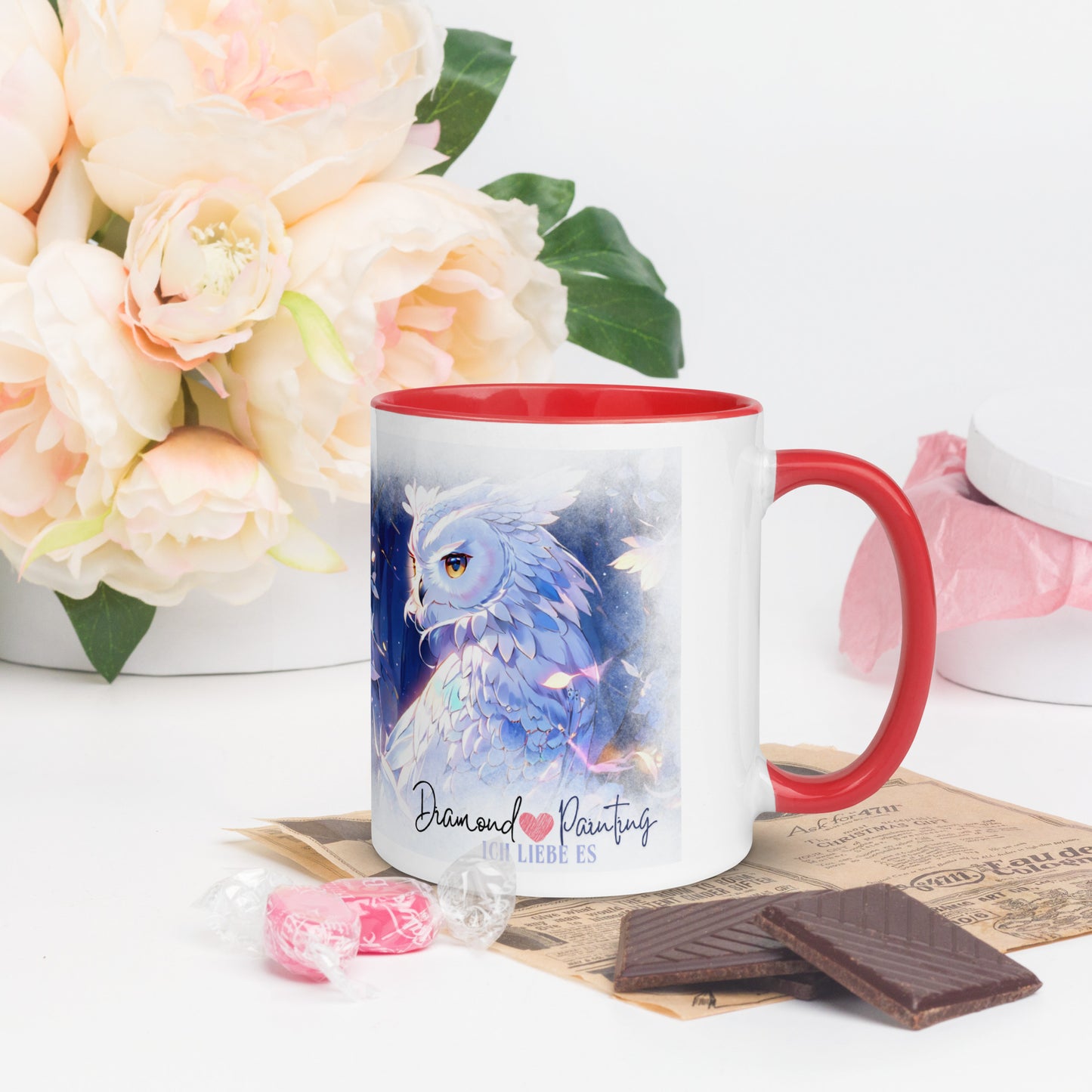 Diamond Painting Tasse 3 Eule