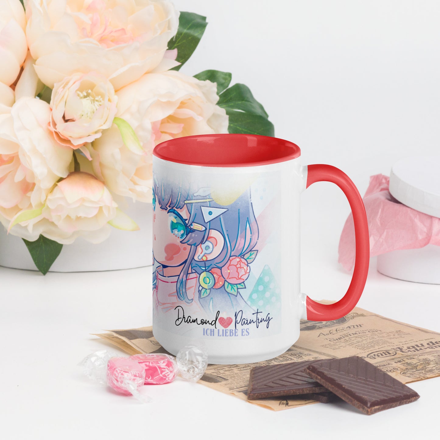 Diamond Painting Tasse 1