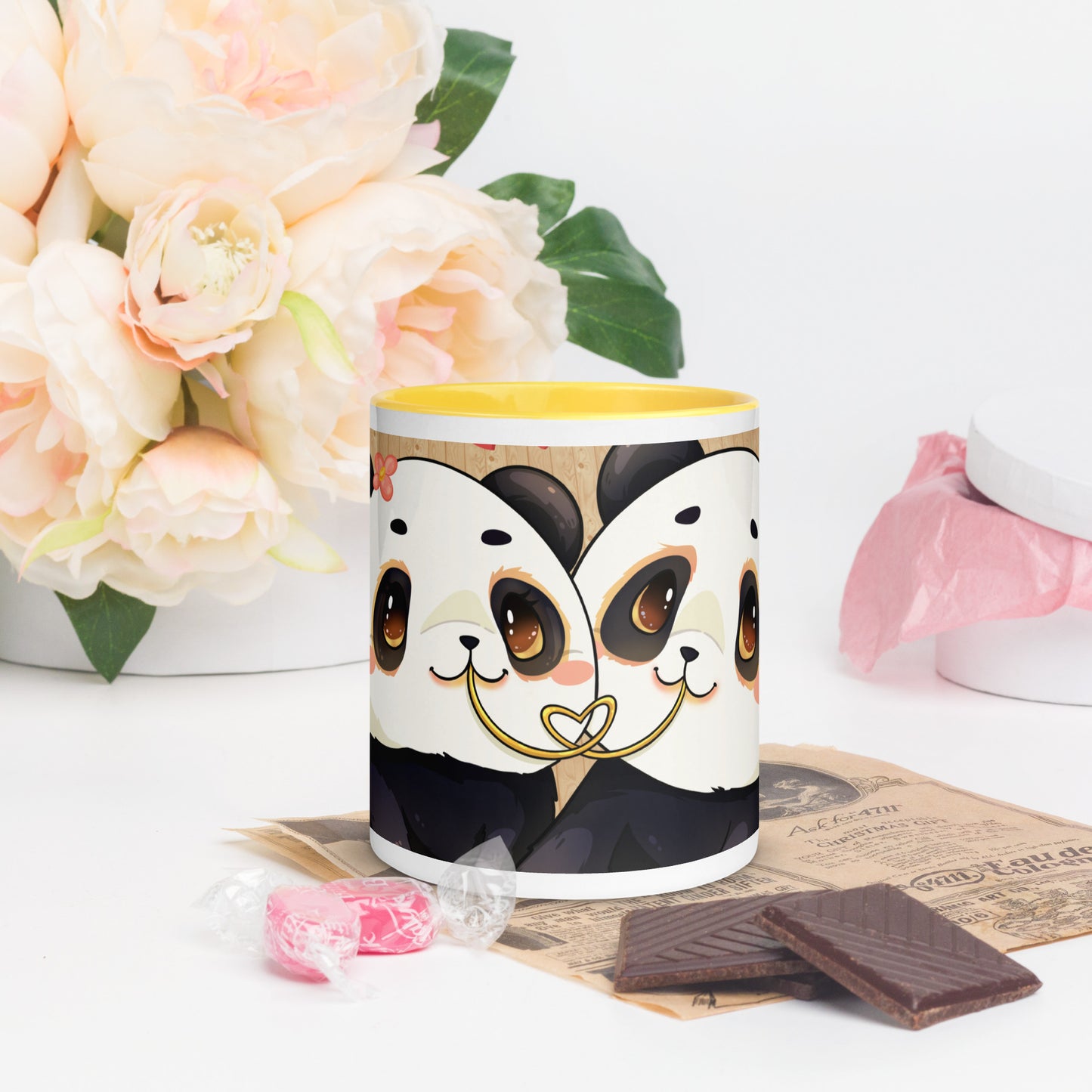 Tasse mit farbiger Innenseite