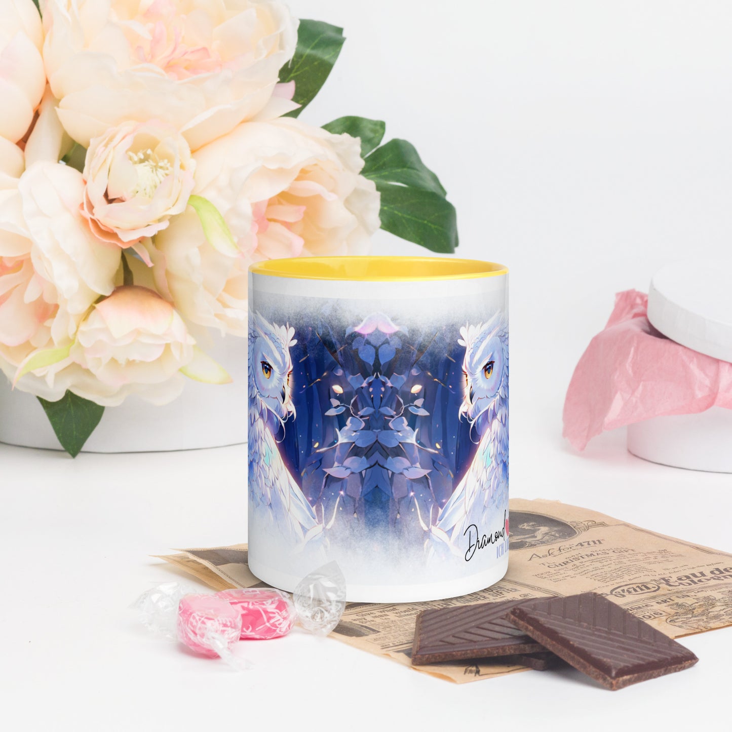 Diamond Painting Tasse 3 Eule
