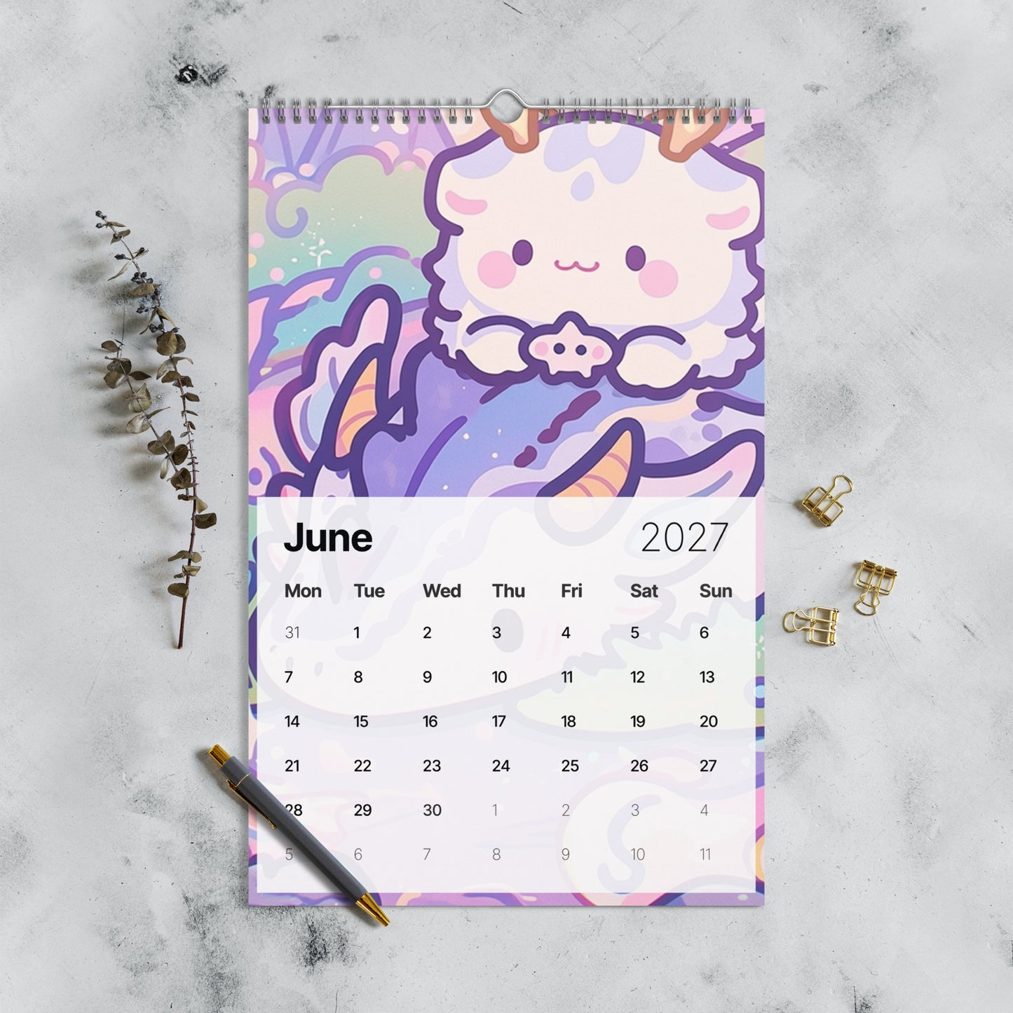 Wand Kalender (2027)